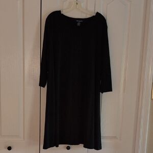 Architect Black Long Sleeve Dress